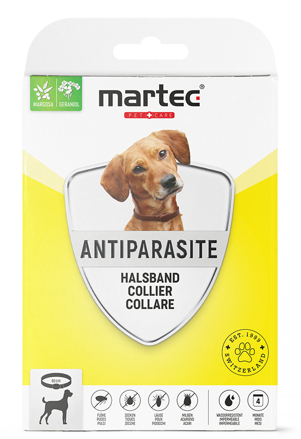 martec PET CARE Hundehalsband Antiparasite